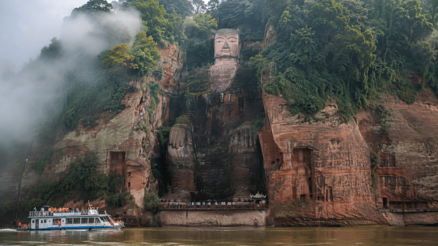 Buddhist landscape in China